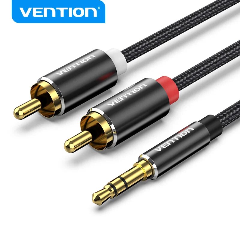 Home Cinema Tv - Vention RCA Cable 3.5mm to 2RCA