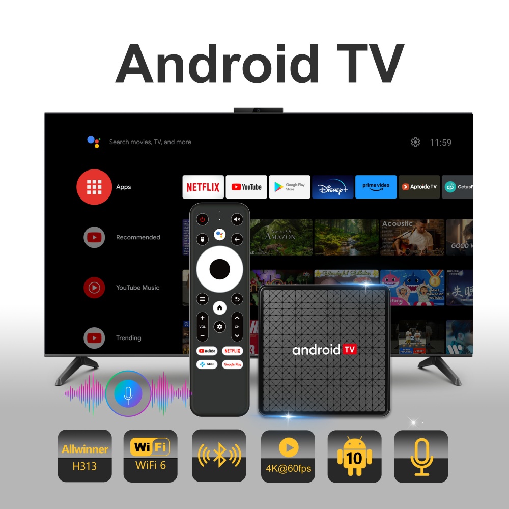 Wudung X5 TV Box AndroidTV All - огляд і ціна Home Cinema Tv