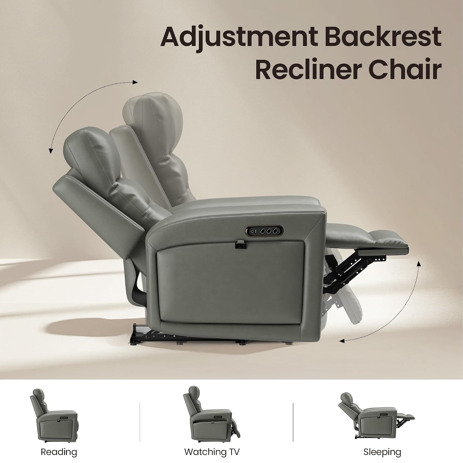 Triple Motors Power Recliner C - огляд і ціна Home Cinema Chairs